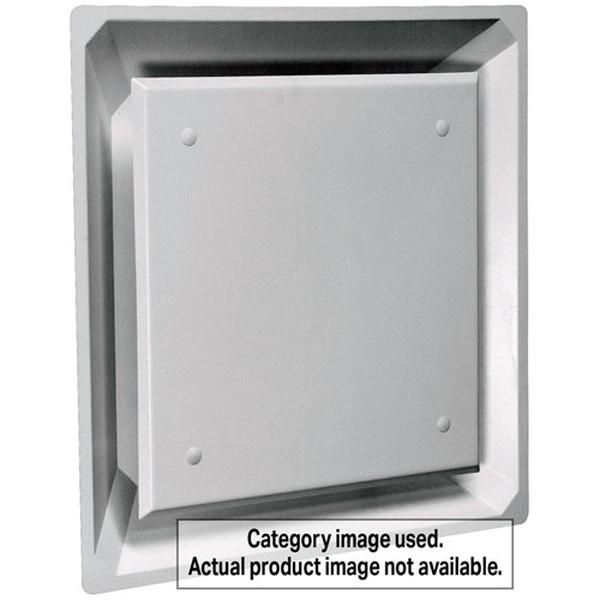 EGER EARD08W-SP RECESSED COLD AIR RETURN/SUPPLY COMBO BY EGER 24-IN X 24-IN 8-IN DIAMETER NECK
