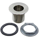 COMPONENT HARDWARE E16-4011-LW HEAVY CAST DRAIN ASSEMBLY 1-IN NPS NICKEL-PLATED BRASS