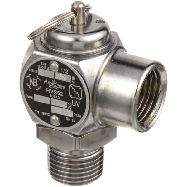 GROEN GR97005 50 PSI 1/2 IN STEAM SAFETY RELIEF VALVE