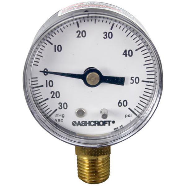 GROEN GR099156 PRESSURE GAUGE 30-IN HG TO 60 PSI