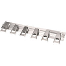 WASTE KING 6008318 6-SLOT STAINLESS STEEL BROOM/MOP HOLDER