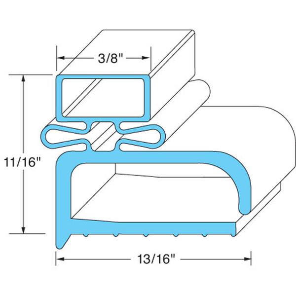 DELFIELD 1702147 GASKET DR 4000/4248 NEW