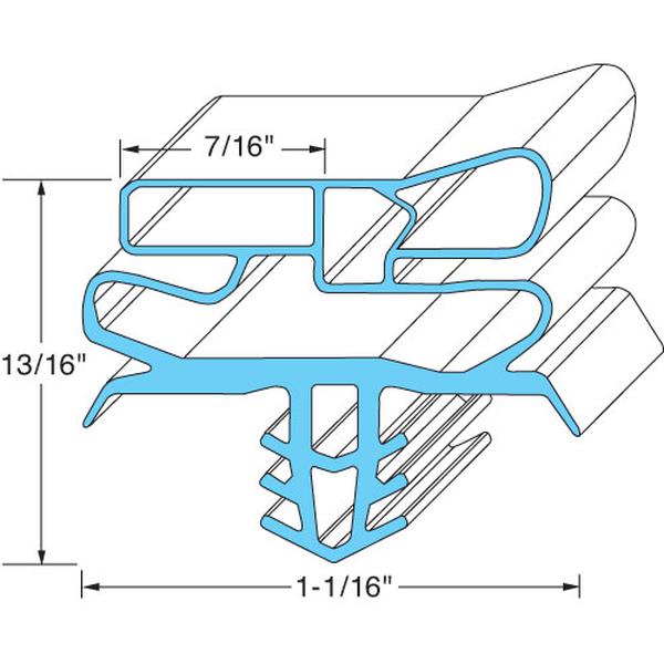 DELFIELD 1702752 GASKET DR HALF 6000