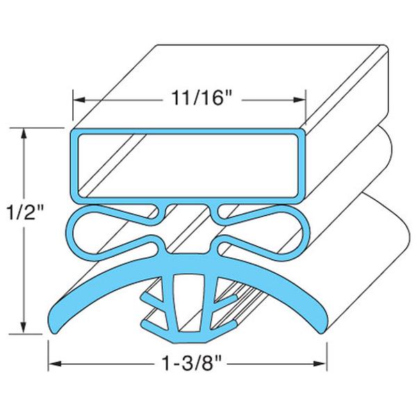 HOBART 00-433623 GASKET DOOR