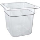 SILVER KING 43643 PAN 1/6 SIZE 6 IN DEEP PLASTIC