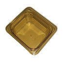 RUBBERMAID FG205P00AMBR HIGH HEAT FOOD PAN SIXTH-SIZE -40¦ TO 375¦F TEMPERATURE RANGE