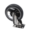 BLICKMAN 8200612501 CASTER 6-IN SWIVEL WTOP PLATE SS FOR CASE CARTS 6