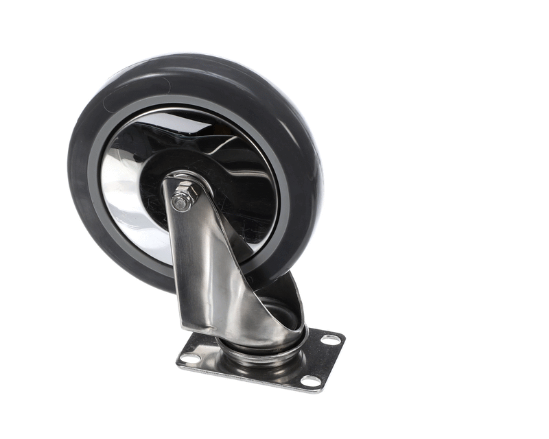 BLICKMAN 8200612501 CASTER 6-IN SWIVEL WTOP PLATE SS FOR CASE CARTS 6