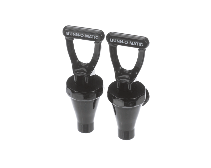 BUNN 03260.1000 FAUCET ASSEMBLY PLASTIC BLK 2PK