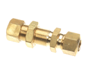 CROWN STEAM 9739-2 BRASS BULKHEAD UNION 38 T