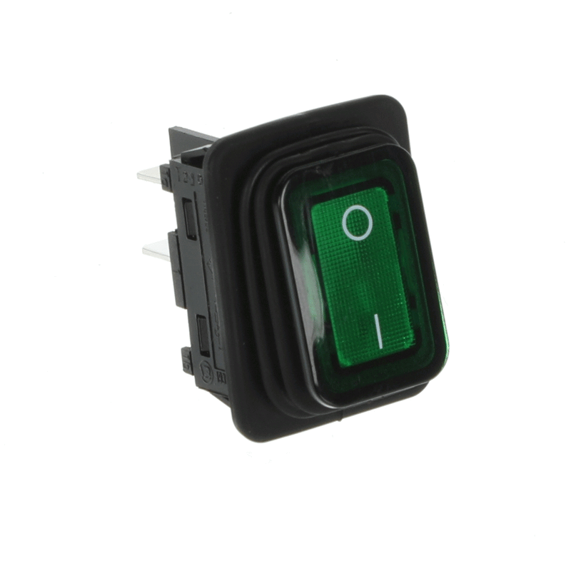 FLEXESERVE 30022253 ZONE POWER ROCKER SWITCH - GREEN