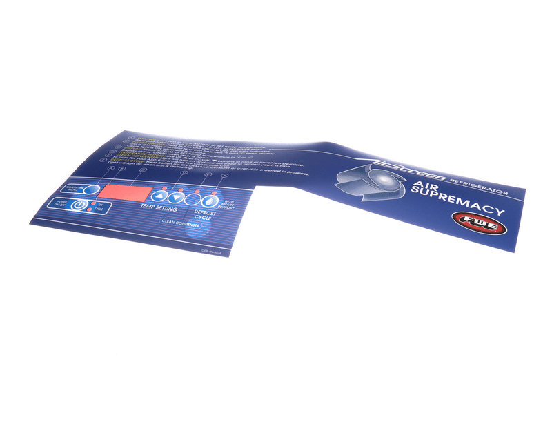 FOOD WARMING EQ CNTRL-PNL-ASU-9 CONTROL PANEL OVERLAY FOR ASU-9 AI