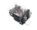 GRINDMASTER 83106 RELAY 30AMP 240VAC COIL DPDT