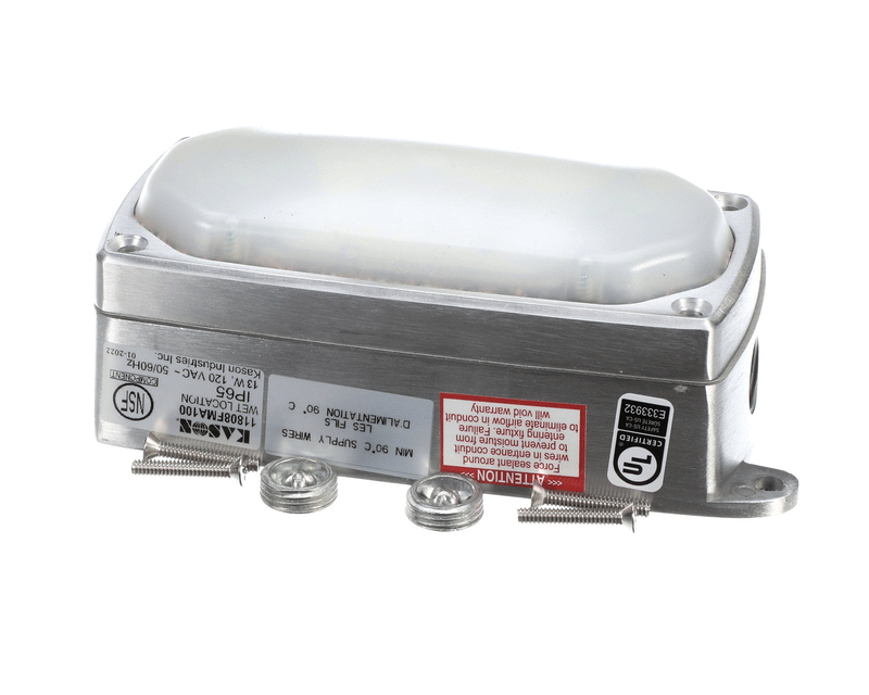KASON 11808FMA100 (OLD 1808FM000) LED FIXTURE 120V 12W 4000K FLAT