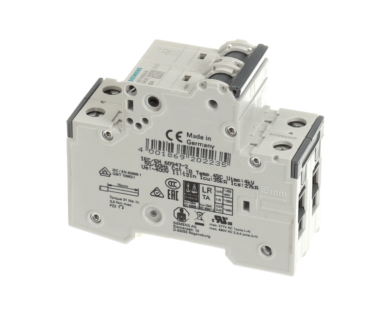 MEIKO 9549547 AUTOMATIC CIRCUIT BREAKER 5SX2