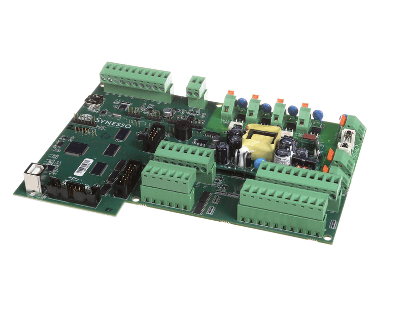 SYNESSO 2.3802 MAIN ELECTRONICS BOARD GREEN PROGRAMMED FOR MVP