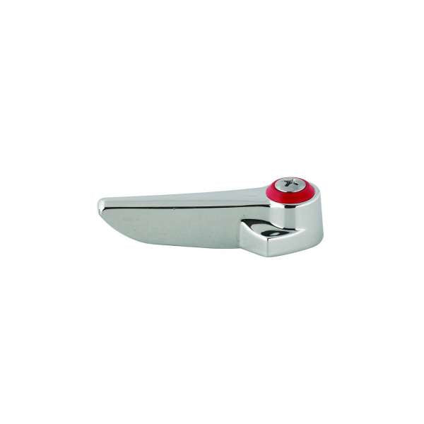 T&S 001637-45AM LEVER HANDLE RED INDEX (HOT) SCREW W ANTI-MICRO