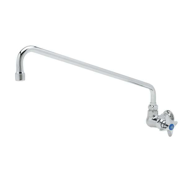 T&S B-0210 SINGLE PANTRY FAUCET SINGLE HOLE BASE WALL MOUNT