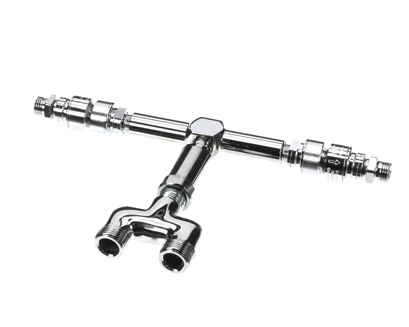 T&S 017212-40 Y FITTING & VB SWIVEL TEE W/ (2) VACUUM BREAKERS